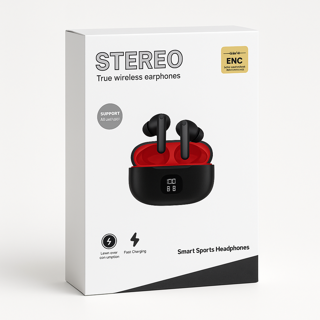 Air 31 Transparent Earbuds with Pouch - Free Cash Delivery!